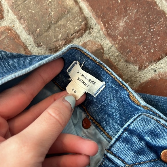 Madewell Women's Skinny Jeans - Blue - Picture 3 of 5